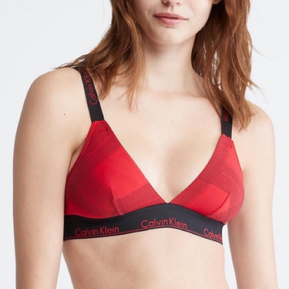 🆕 Calvin Klein Modern Cotton Crossback Unlined Bralette • Size Medium - Picture 9 of 10
